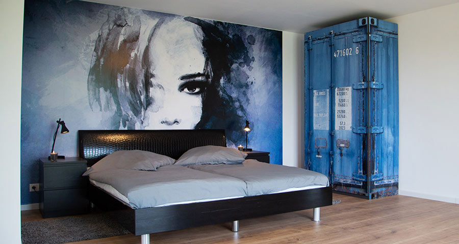 Das extravagante Schlafzimmer